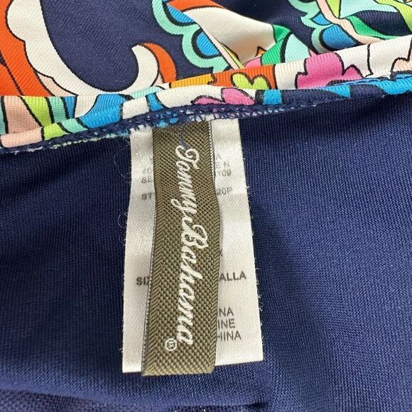 Tommy Bahama Mare Paisley Halter One-Piece Swimsuit size 10 - Picture 8 of 10